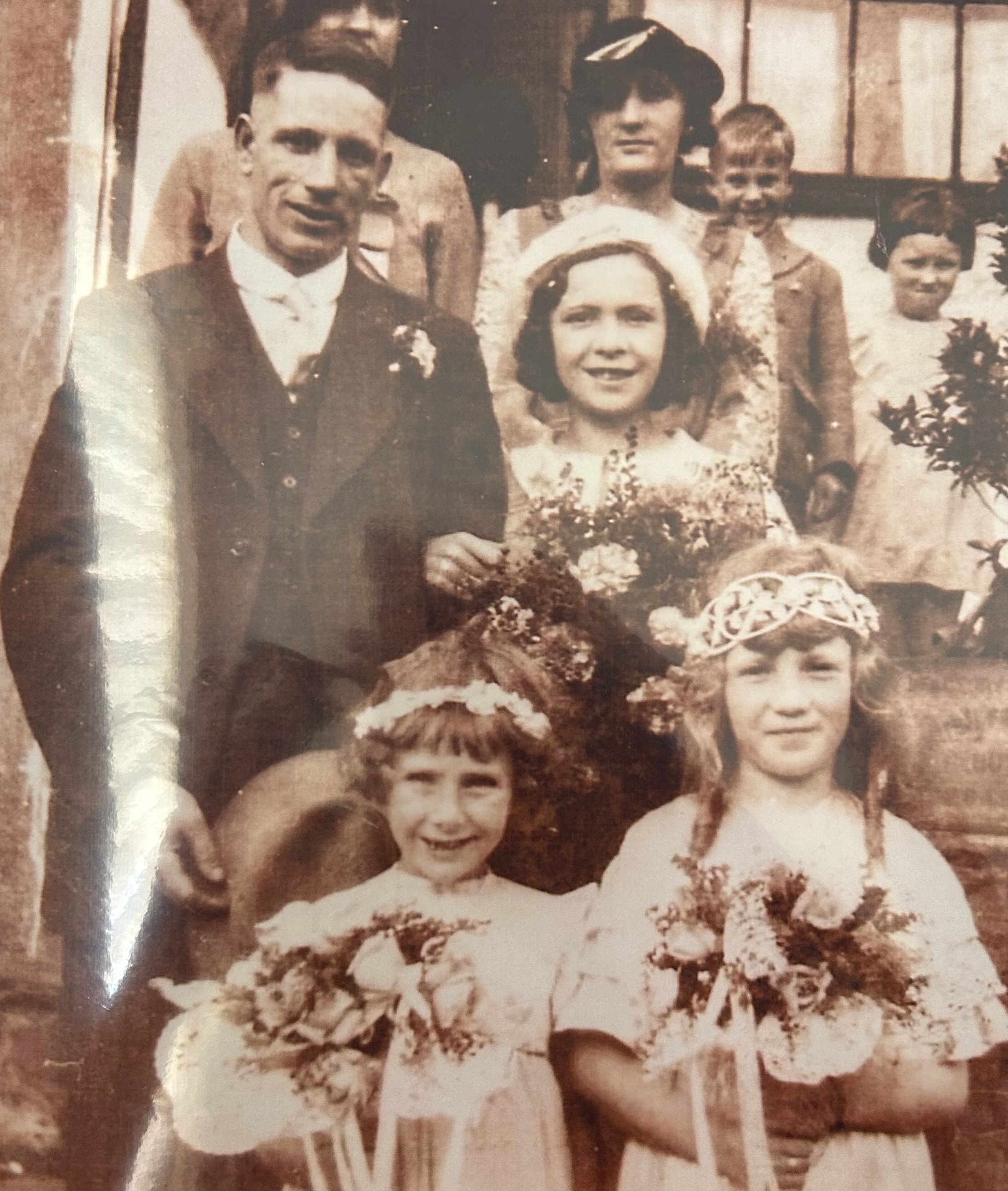 Wedding of John Collins and Lily Doyle, Swansea, 1920